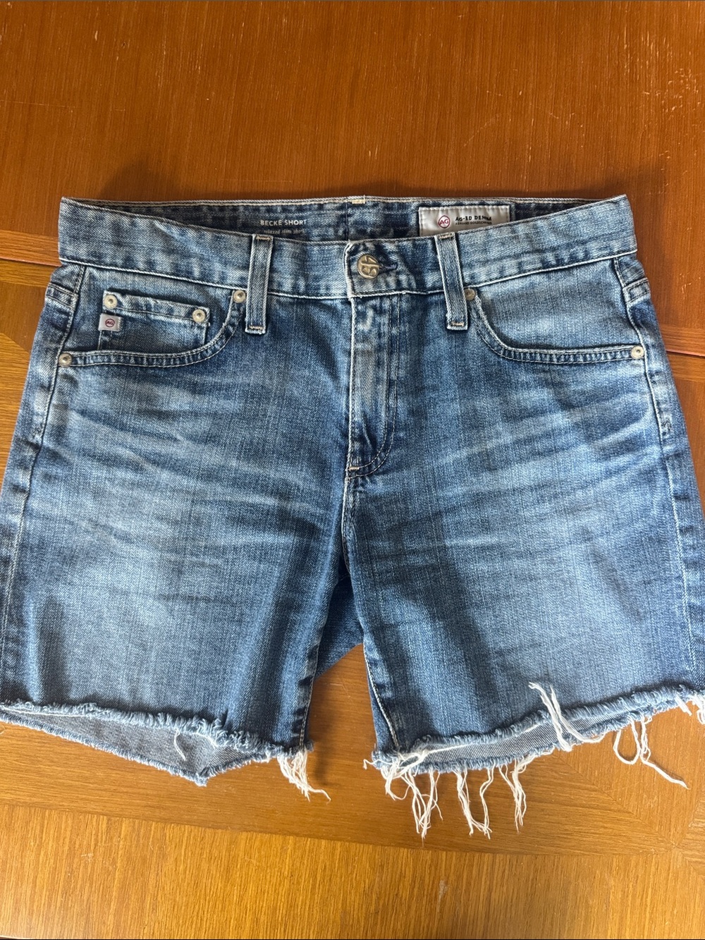 AG Becke Classic Cutoff Denim Shorts Size 27